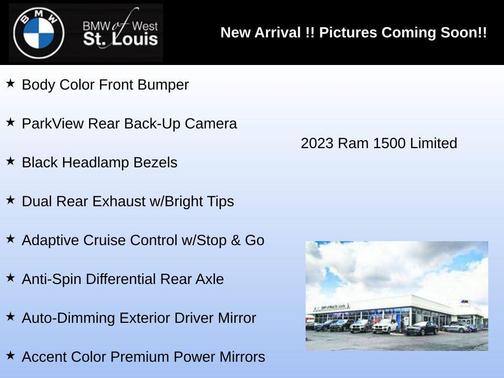 Diamond Black Crystal Pearlcoat 2023 RAM 1500 Limited