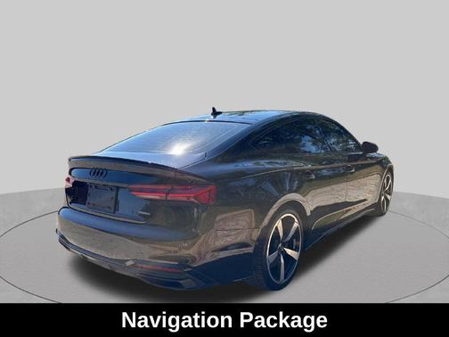 Black Metallic 2023 Audi A5 Sportback 45 S Line Prestige