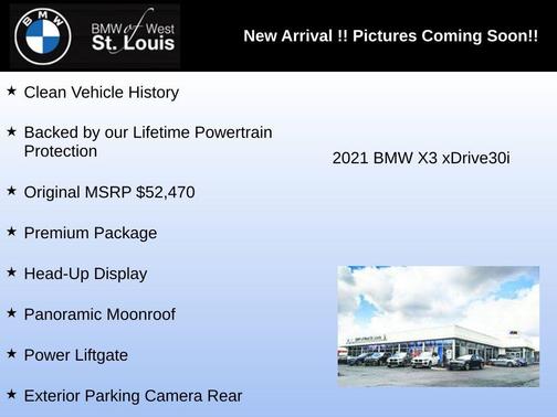 2021 BMW X3 xDrive30i