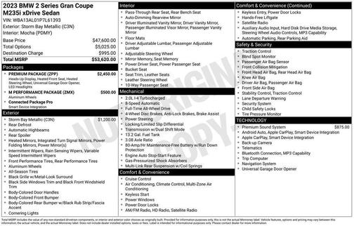 2023 BMW M235 Gran Coupe i xDrive