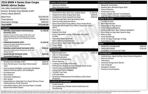 2024 BMW 840 Gran Coupe i xDrive
