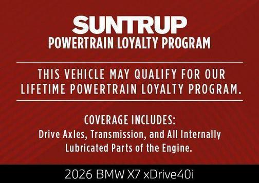 2026 BMW X7 xDrive40i