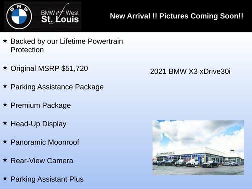 2021 BMW X3 xDrive30i