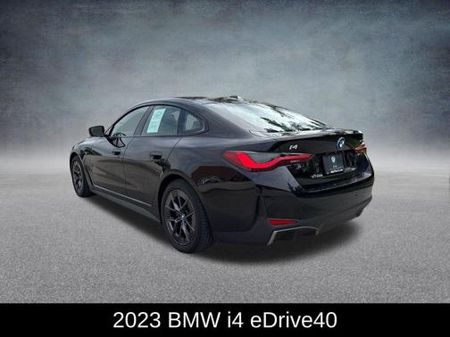 Black Sapphire Metallic 2023 BMW i4 Gran Coupe eDrive40