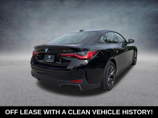 Black Sapphire Metallic 2023 BMW i4 Gran Coupe eDrive40