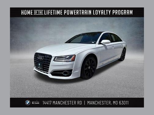 Glacier White Metallic 2017 Audi A8 L 3.0T