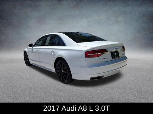 Glacier White Metallic 2017 Audi A8 L 3.0T