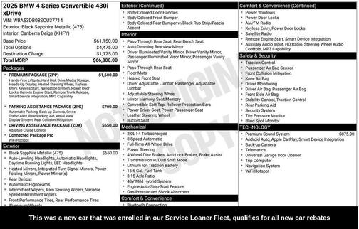 2025 BMW 430 i xDrive