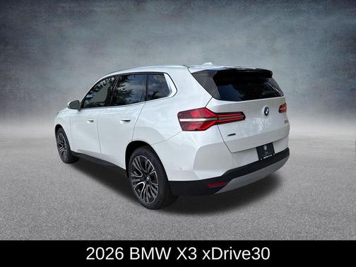 Mineral White Metallic 2026 BMW X3 30 xDrive