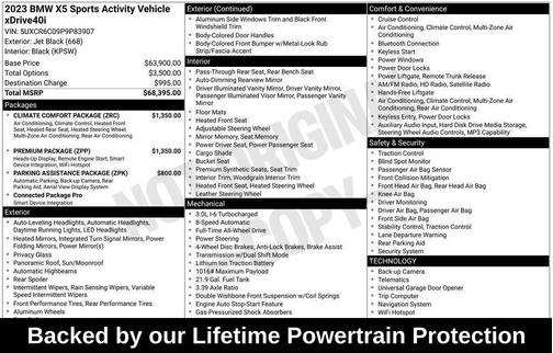2023 BMW X5 xDrive40i