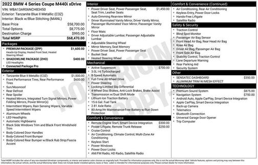 2022 BMW M440 i xDrive
