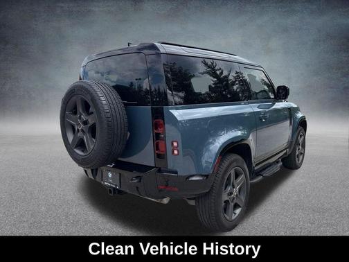 Tasman Blue Metallic 2025 Land Rover Defender 90 P400 X-Dynamic SE