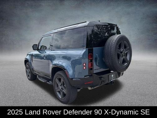 Tasman Blue Metallic 2025 Land Rover Defender 90 P400 X-Dynamic SE