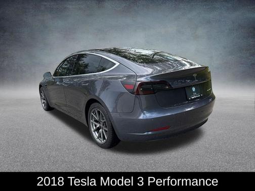 Silver Metallic 2018 Tesla Model 3 Performance
