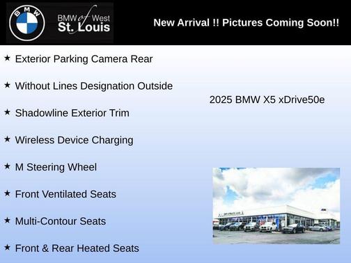 Carbon Black Metallic 2025 BMW X5 PHEV xDrive50e