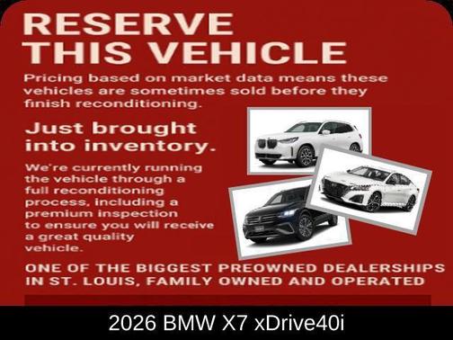 2026 BMW X7 xDrive40i