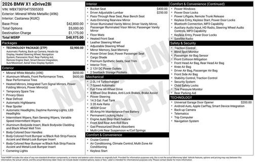 2026 BMW X1 xDrive28i