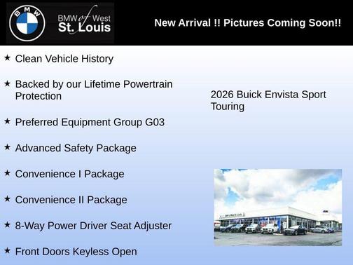 Ocean Blue Metallic 2026 Buick Envista Sport Touring FWD