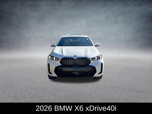 Mineral White Metallic 2026 BMW X6 xDrive40i