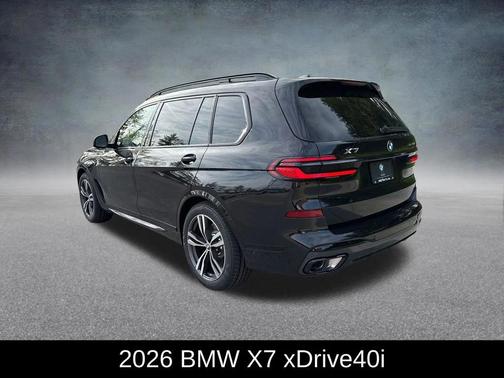 Black Sapphire Metallic 2026 BMW X7 xDrive40i