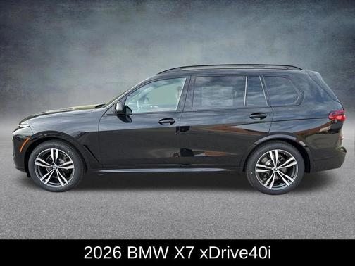 Black Sapphire Metallic 2026 BMW X7 xDrive40i