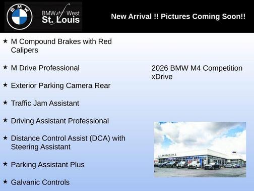 Black Sapphire Metallic 2026 BMW M4 Competition xDrive