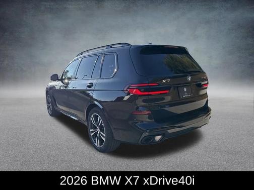 Black Sapphire Metallic 2026 BMW X7 xDrive40i