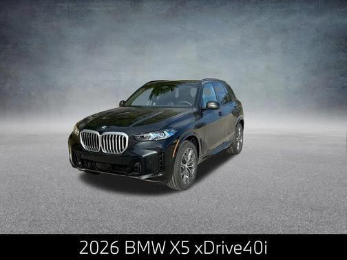 Black Sapphire Metallic 2026 BMW X5 xDrive40i