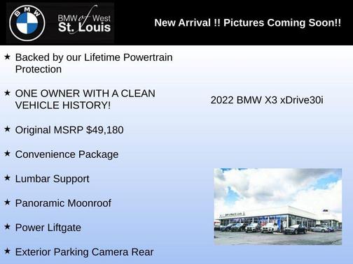 2022 BMW X3 xDrive30i