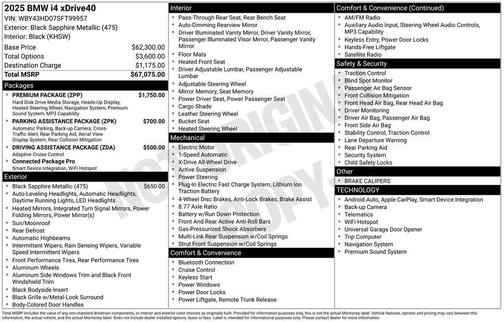 2025 BMW i4 Gran Coupe xDrive40