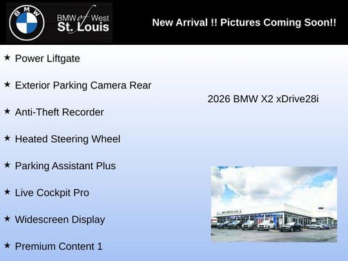 Black Sapphire Metallic 2026 BMW X2 xDrive28i