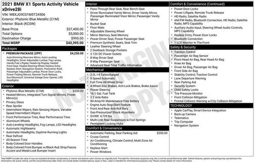 2021 BMW X1 xDrive28i
