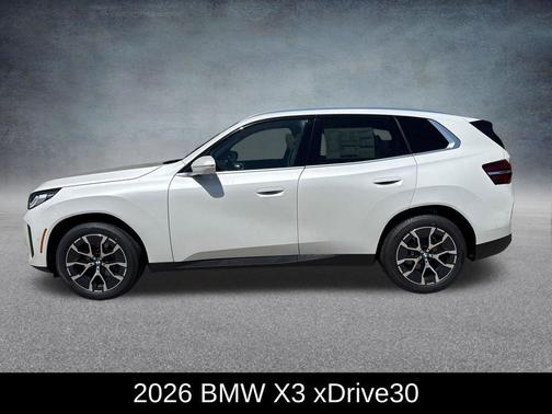 Mineral White Metallic 2026 BMW X3 30 xDrive