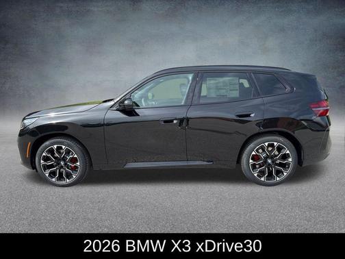 Black Sapphire Metallic 2026 BMW X3 30 xDrive