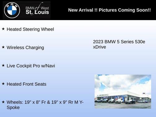 Skyscraper Gray Metallic 2023 BMW 530e Base