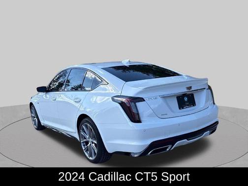 Summit White 2024 Cadillac CT5 Sport