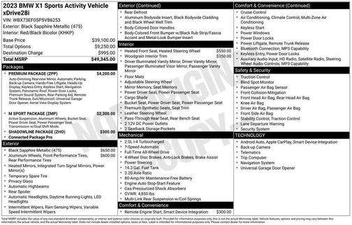 2023 BMW X1 xDrive28i