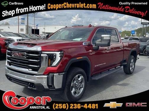 Volcanic Red 2025 GMC Sierra 2500 SLT