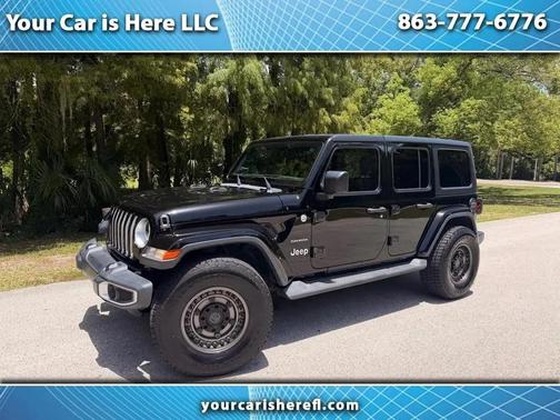 Black Clearcoat 2019 Jeep Wrangler Unlimited Sahara
