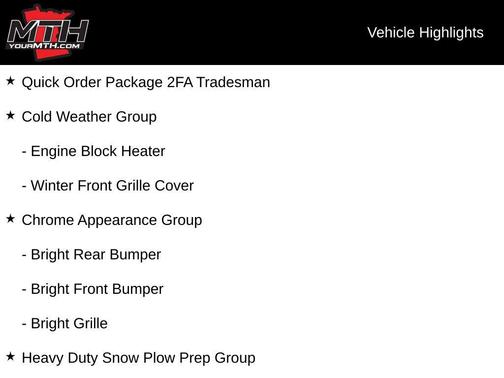 2018 RAM 3500 Tradesman Crew Cab 4x4 8' Box