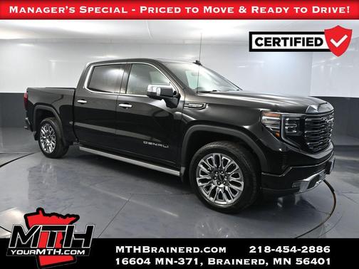 Onyx Black 2024 GMC Sierra 1500 Denali Ultimate