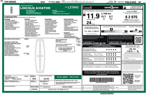 2023 Lincoln Aviator Reserve AWD