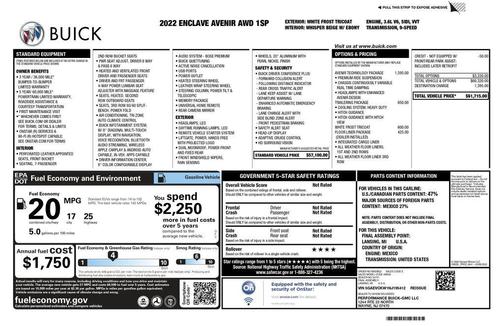 2022 Buick Enclave AWD Avenir