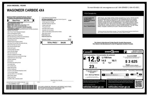 2024 Jeep Wagoneer Series II Carbide