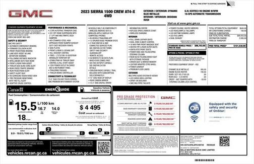 2023 GMC Sierra 1500 AT4X