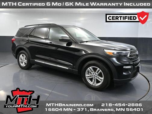 AGATE BLACK 2022 Ford Explorer XLT