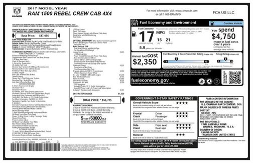 2017 RAM 1500 Rebel