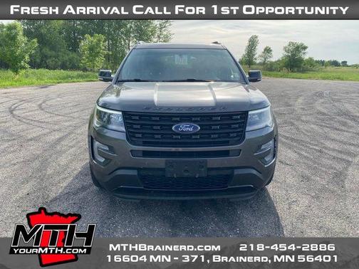 MAGNETIC METALLIC 2017 Ford Explorer sport