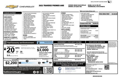 2023 Chevrolet Traverse Premier
