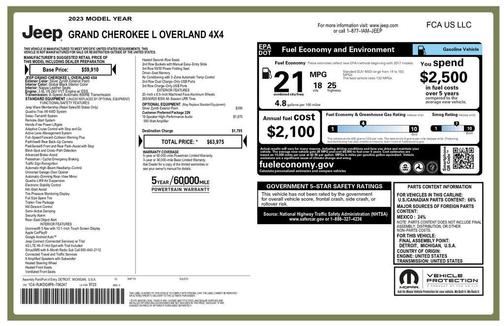 2023 Jeep Grand Cherokee L Overland